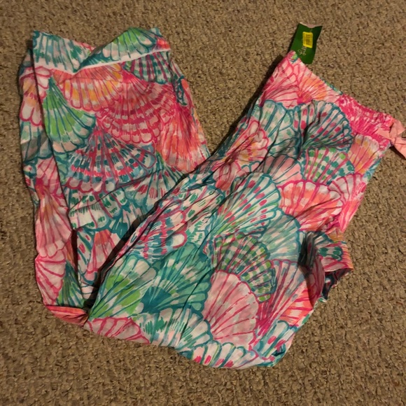 ❌SOLD❌Lilly Pulitzer Oh Shello Pajama Pants - Picture 2 of 3